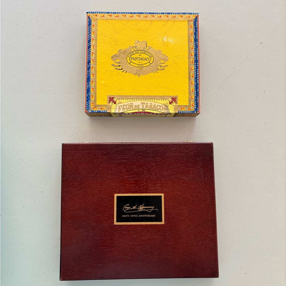 Partagas empty cigar box